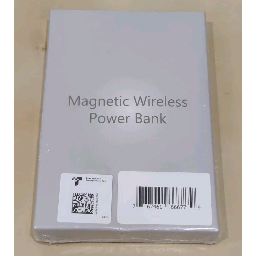 BBD Magnetic Power Bank for iPhone12000mAh Magsafe Battery Pack w 20w‎ - Sealed